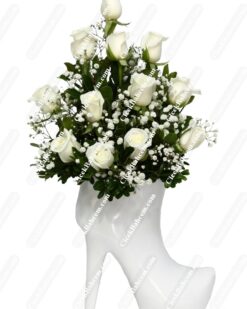 Seramik Ayakkabıda 12 Gül C-SER104