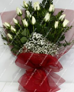 Beyaz Büyü Beyaz Gül Buketi C-BUK137