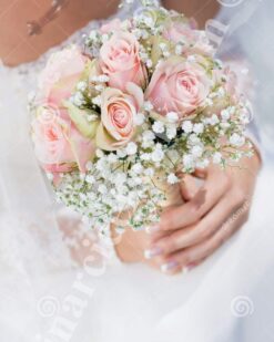 Gelin Buketi Pembe Gül