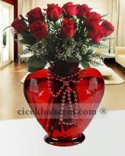 Biricik Aşk 9 Kırmızı Gül C-KLP108