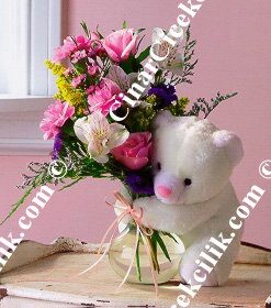 Karışık Oyuncaklı Çiçek C-OY113