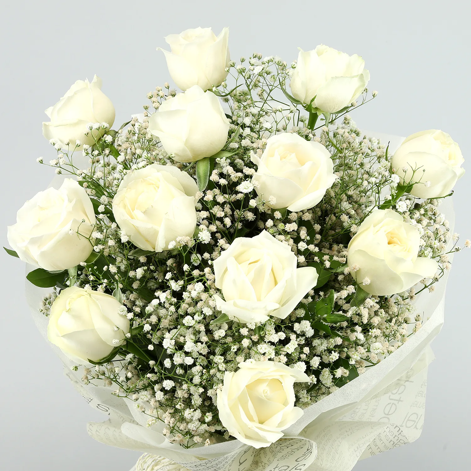 Aşkın Asaleti 15 Beyaz Gül Buketi - Görsel 4