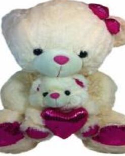 Pelüş Ayı Yavrulu (55cm)