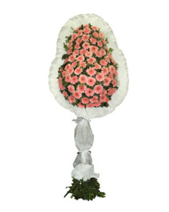 Tek Katlı Pembe Beyaz Düğün Açılış Nikah Çiçeği