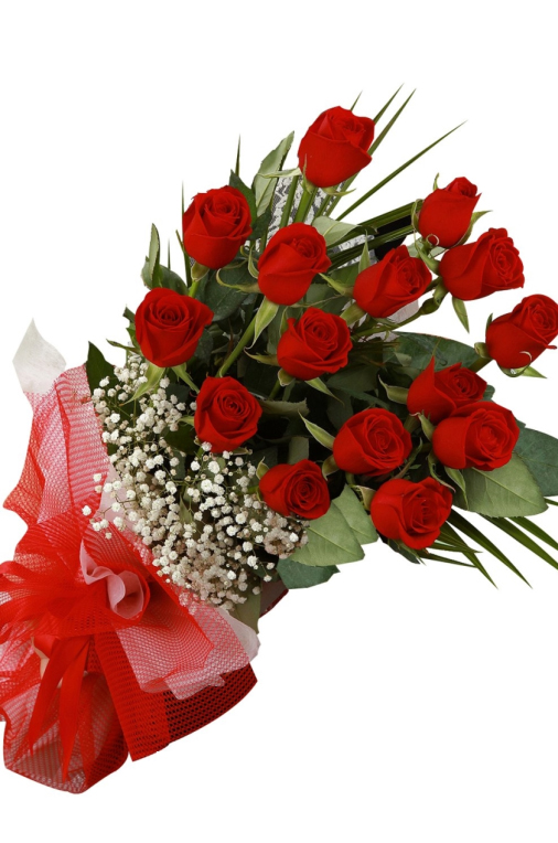 '''Aynı Gün Hızlı Teslimat'''' 15 Kırmızı Gül Buketi - Görsel 2