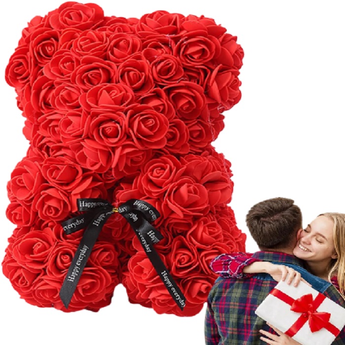 Sevdiklerinize Özel: 30cm Yapay Ayı Kutulu Dekor - Görsel 3