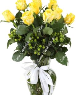 9 Adet Sarı Gül  C-CAM105