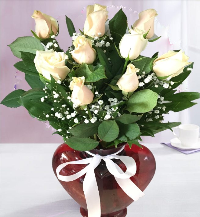 Biricik Aşkıma, Vazoda 9 Gül - Görsel 2