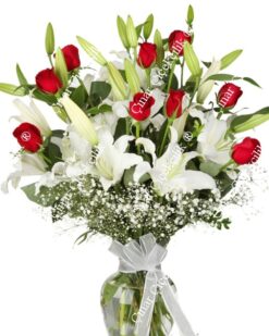 Kokulu Lilyum Gül C-CAM106