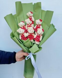 7 Sevimli Ayıcıkla Özel Buket
