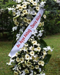 Beyaz Düğün & Nikah Ferforje Çiçekleri