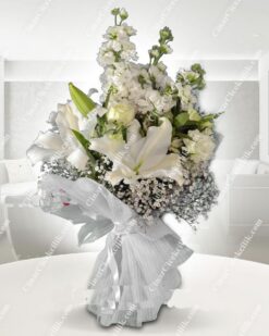 Beyaz Mutluluk Kokulu Buket