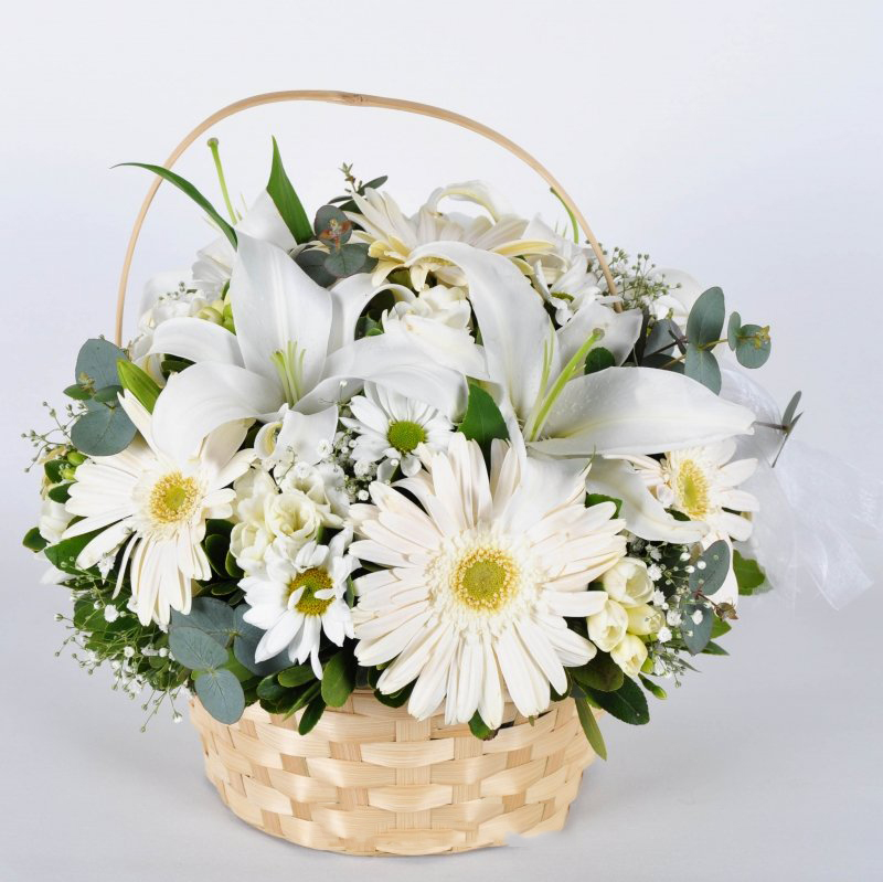 'Aynı Gün Hızlı Teslimat'' Sade Güzellik Lilyum Gerbera - Görsel 2