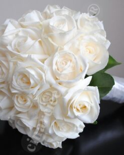Beyaz Gül Gelin Buketi Modern