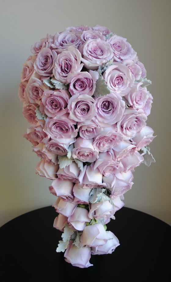 Lila Gul Gelin Buketi GB148 - Görsel 2