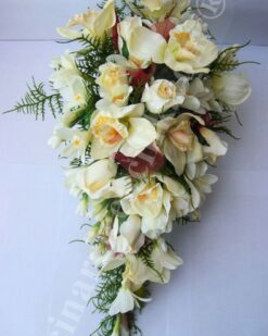 Model Somon Orkide Gül Gelin Buketleri