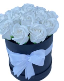 İthal Yapay Beyaz Güller | Gerçeğinden Ayırt Edilemez 11'li Aranjman