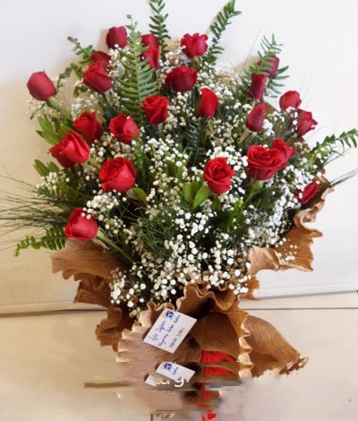 Biricik Aşkıma Kırmızı Gül Buketi C-BUK109 - Görsel 2
