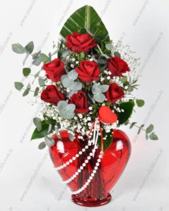 İyiki Varsın 7 Kırmızı Gül C-KLP109