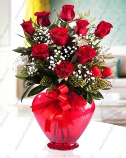 Biricik Aşk 9 Kırmızı Gül C-KLP108