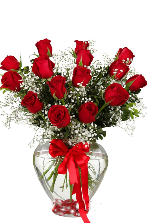 Aşkın Kucakladığı 15 Kırmızı Gül C-KLP107 - Görsel 2