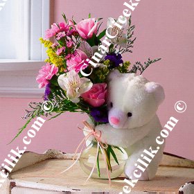 Karışık Oyuncaklı Çiçek C-OY113