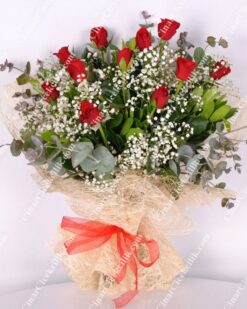 Sonsuz Sevgi  11 Kırmızı Gül Buketi C-BUK106