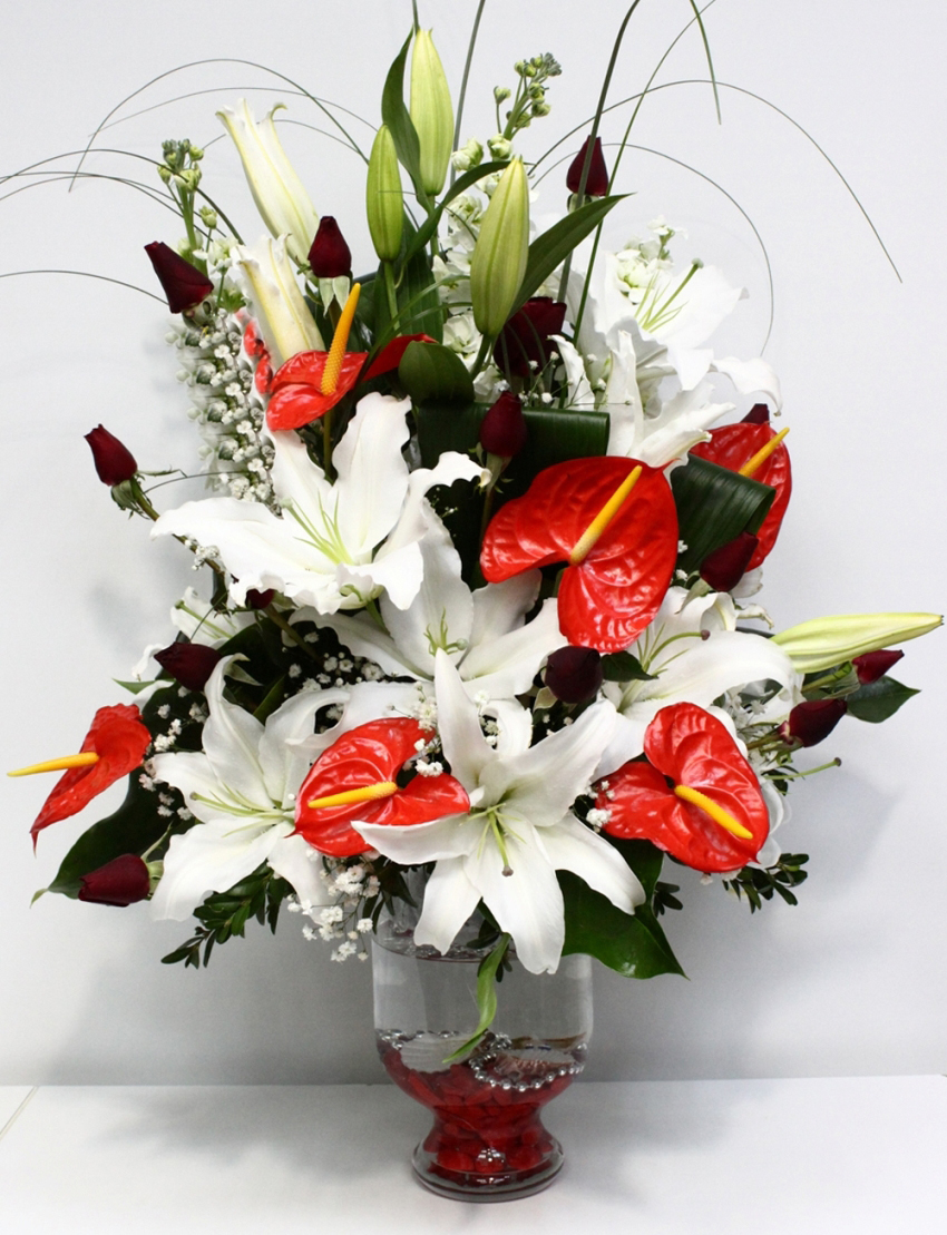 Sevgiye Özel Kırmızı Beyaz C-AR110 - Görsel 2