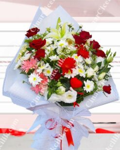 Kalbim Senin Karışık Çiçek Buketi C-BUK159