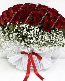 59 Adet Kırmızı Gül
