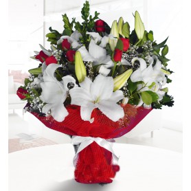 Aşkım Lilyum ve Gül Buketi C-BUK139 - Görsel 2