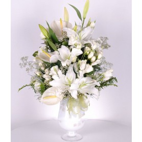 Beyaz Düş Lilyum Gül Antorium C-AR105 - Görsel 2