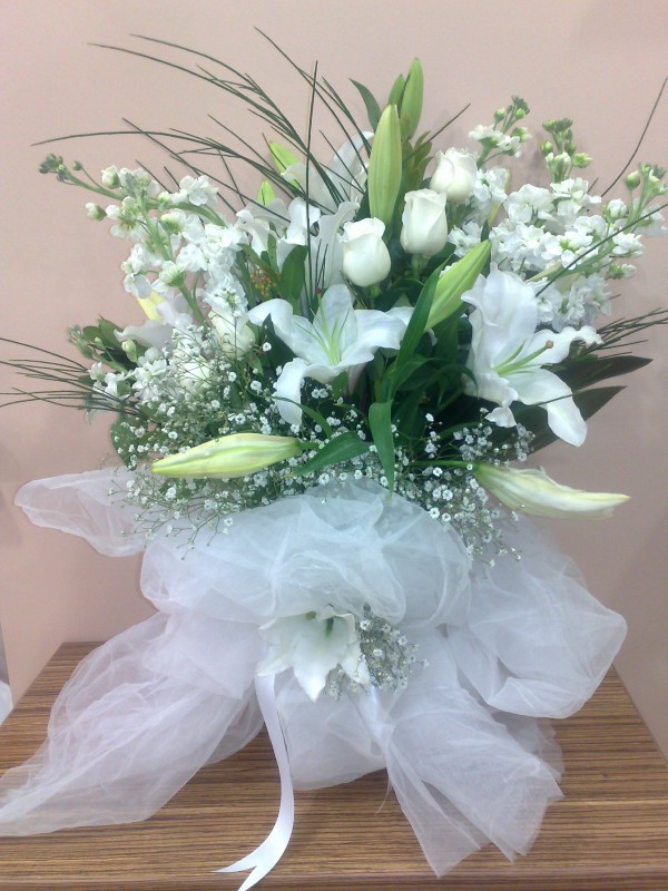 Beyaz Esinti Beyaz Kokulu Çiçek Buketi C-BUK151 - Görsel 2