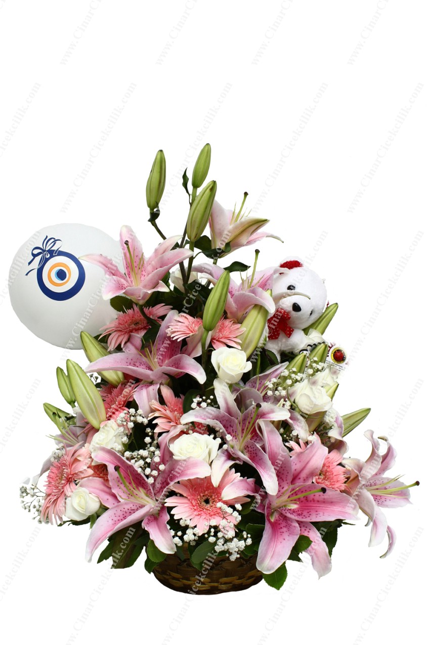 Eşsiz Güzellik Gül Lilyum Gerbera Oyuncak C-AR127