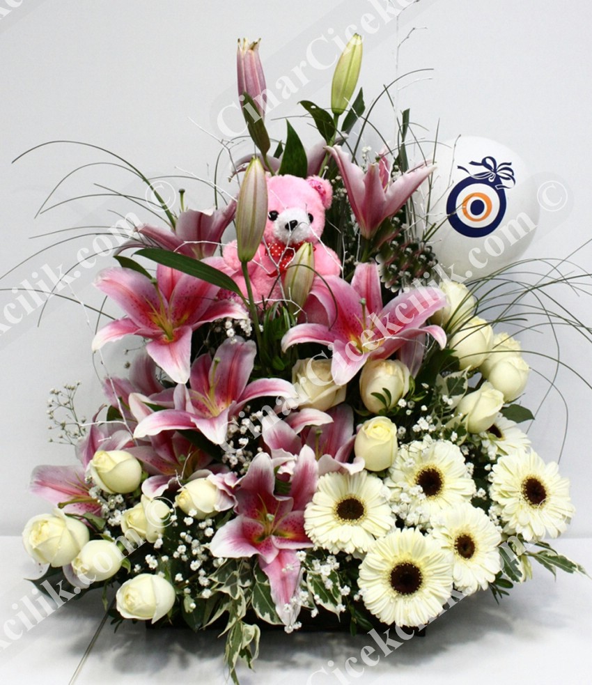 Bahar Esintisi' Pembe Lilyum Oyuncak C-AR118