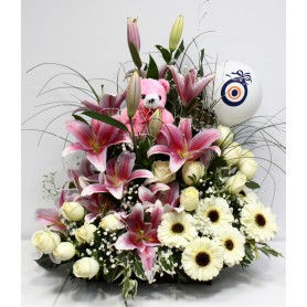 Bahar Esintisi' Pembe Lilyum Oyuncak C-AR118 - Görsel 2