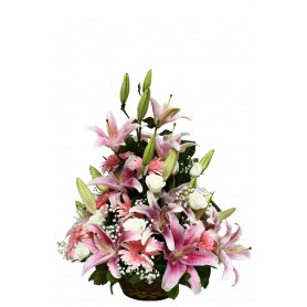 Eşsiz Güzellik Gül, Lilyum, Gerbera C-AR126 - Görsel 2