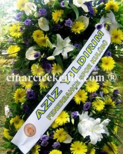 Sarı Laciver Düğün Nişan Açılış Çiçekleri