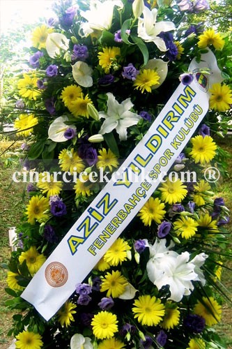 Sarı Laciver Düğün Nişan Açılış Çiçekleri