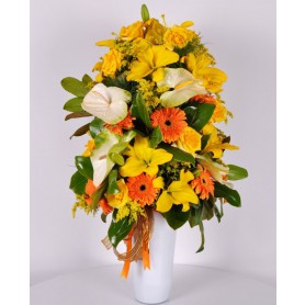 Düş Perisi Sarı Gül Lilyum Gerbera C-AR145 - Görsel 2