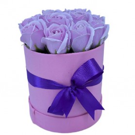 Doğal Görünümlü 11 Yapay Pembe Gül | Kalıcı ve Şık Aranjman - Görsel 2