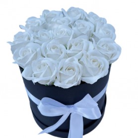 İthal Yapay Beyaz Güller | 19'lu Gerçekçi ve Estetik Aranjman - Görsel 2